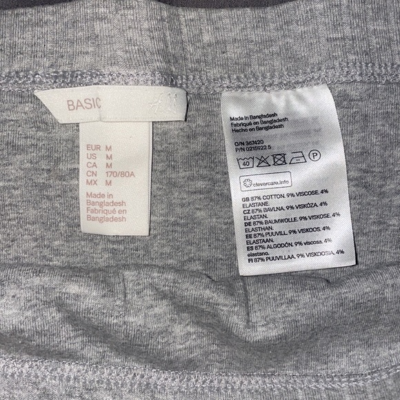 H&M basic gray skirt - Picture 3 of 4